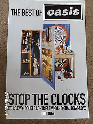 Oasis Stop The Clocks Original 2006 Promo Street Poster. • £20