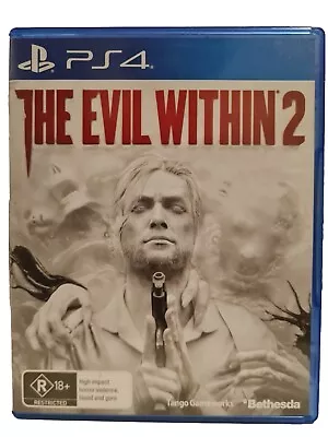 Sony PlayStation 4 The Evil Within 2 PS4 Game R18+ Like New • $17