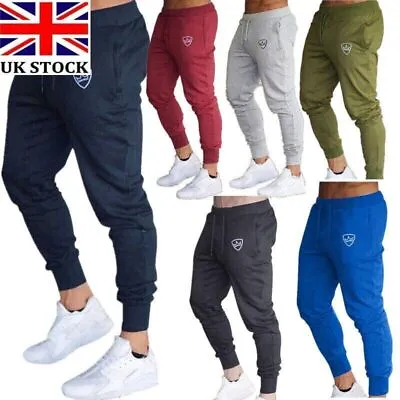£5.99 • Buy Mens Jogging Fleece Joggers Tracksuit Bottoms Trousers Gym Slim Sweat Pants New