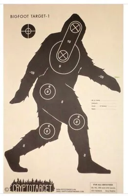 Bigfoot / Sasquatch Paper Shooting Target • $12.99