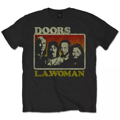 The Doors LA Woman Band Jim Morrison Rock Licensed Tee T-Shirt Men • $41.79