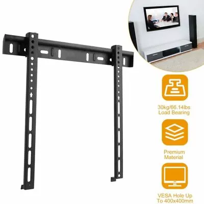 Tilting TV Wall Mount TV Bracket For 32 - 65 Inches TV Hanger Hold Up To 66 Lbs • $18.73