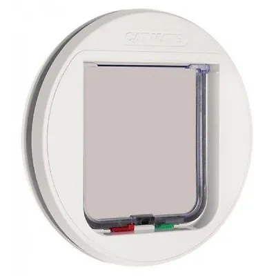 £27.99 • Buy Cat Mate Glass Fitting Lockable Cat Flap - White (210W)