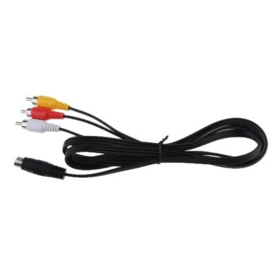 S-Video 7 Pin Male To 3-RCA Male RGB Composite Video Cable Adapter(1.5M) 5ft • £6.32