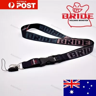 JDM Bride Lanyard Keychain Quick Release Japanese Key Strap Racing Green Car New • $9.99