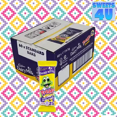 Box Of 60 Dairy Milk Freddo Caramel 19.5g Bars Perfect For Party Bag £16.99 • £16.99