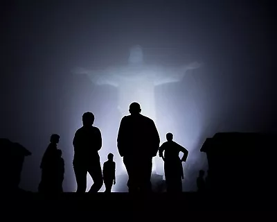 Barack Obama & Family In Front Of Christ The Redeemer Statue 8x10 Photo (ab-465) • $8.87