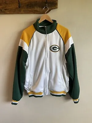 Green Bay Packers NFL Full Zip Light Jacket Green Gold XL • $38.58