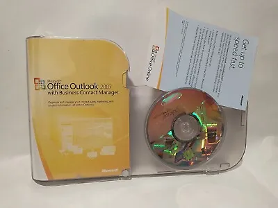 Genuine Microsoft Office Outlook  2007 With Business Contact Manager With Key • $47.69