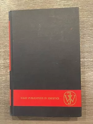 Wiley Publications Statistics Mathematical Statistics Vintage Book  • $15