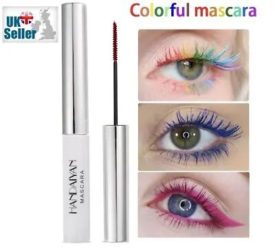 Colour Mascara Waterproof Fast Dry Eyelashes Curling Lengthening Makeup Eye Lash • £3.80