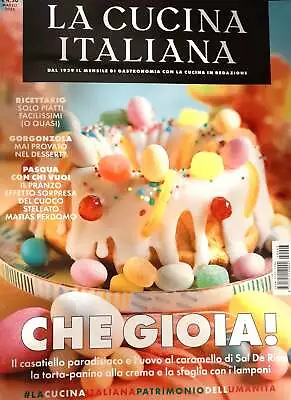 La Cucina Italiana Magazine March 2024 Chegioia Ricettario Solo Piatti • $28