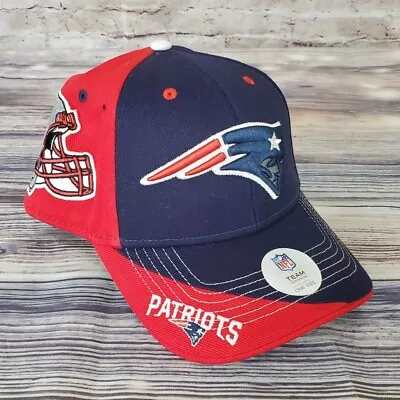 $19.99 • Buy New England Patriots Hat Baseball Cap NWT Helmet Patch Adjustable One Size