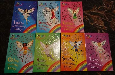 Complete Set X 7 Jewel Fairies Books Rainbow Magic Stories Series RRP £28 VGC • £9.99