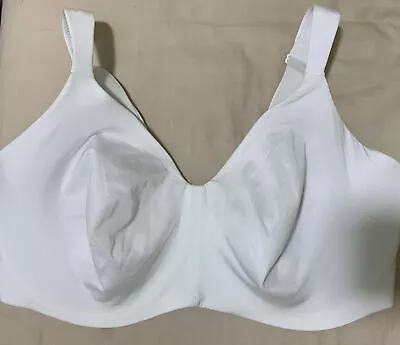 M&S BODY UNDERWIRED MINIMISER SMOOTHING FULL CUP Bra With FLEXIFIT WHITE 40C • £13.99