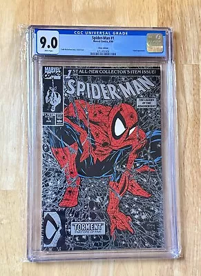 Spider-Man #1 Silver Edition (Marvel; 1990); Iconic McFarlane Cover; CGC 9.0 • $39.95