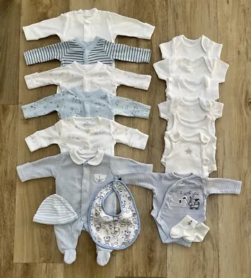 5lbs 2.3kg Premature Tiny Early Small Early Baby Boys Clothes Starter Set Bundle • £25