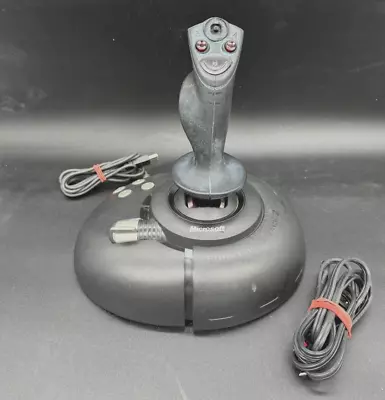 Microsoft SideWinder Force Feedback 2 Joystick Controller PC USB TESTED/WORKING • $59.99