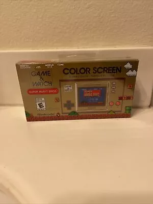 Nintendo Game & Watch: Super Mario Bros. Handheld Console Brand New Sealed • $34.99