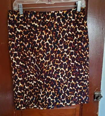 MERONA Women's 4 Animal Print Cotton Spandex Lined Skirt  • $5.95