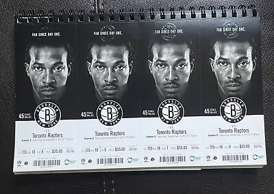 2012-2013 Brooklyn Nets Inaugural Season Ticket Stubs READ NBA  • $2000