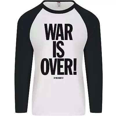 War Is Over If You Want It John Lennon Mens L/S Baseball T-Shirt • £10.99