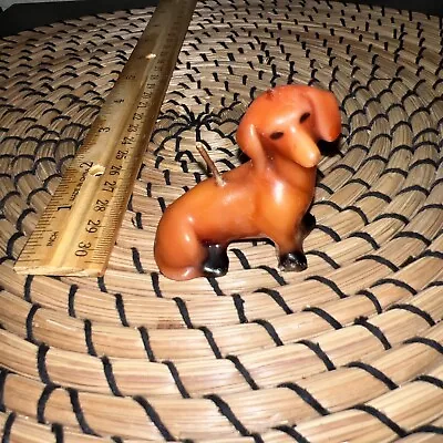 Vintage Wax Candle Dachshund Wiener Doxie Dog • $8.99