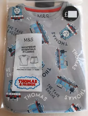 £5.99 • Buy New M&S Thomas Tank Engine Cotton Shorts Pyjamas Age 18-24 Months Height 90cm