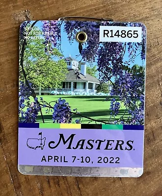 2022 Masters Badge  - Augusta National Golf Club - Scottie Scheffler Champion! • $79.99