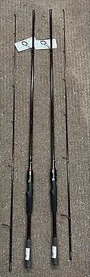 2 Pack Daiwa Fuego Spinning Rods 6'6 Medium Fast 2 Piece • $139.99