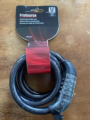 ProSource Combination Cable Lock - 6' - Model 2507465 - Bike Lock • $9.99