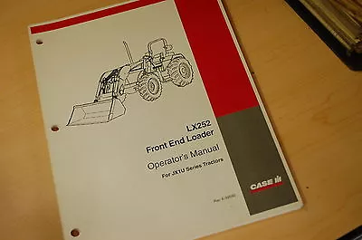 $75.20 • Buy CUSTODIA LX252 Front End Loader Owner Operator Operation Manual JX1U Tractor