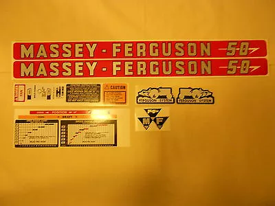 Massey Ferguson 50 Decal Set  • $43.25