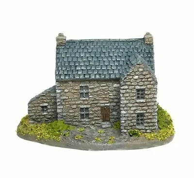 6mm Wargame Buildings - Stone Built House With Annex - UNPAINTED • £3.50