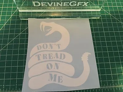 $2.97 • Buy DONT Tread On Me Decal Military Vinyl Sticker Window Wall Veteran Gun