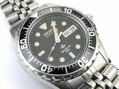 Men's Seiko Scuba Divers 5M23-6B50 Kinetic Watch - 150m • £299.95