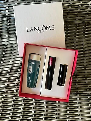 Christmas Gift-- Lancome Gift Set Mascara  Lipstick & Eye Makeup Remover -- New • £19.99