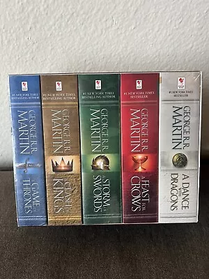 Song Of Ice And Fire Game Of Thrones Book Set George R. R. Martin Set NEW • $35.99