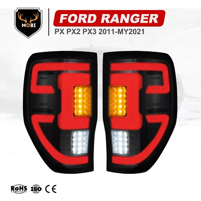 MOBI LED Tail Lights Fit Ford Ranger PX MK 2011-2022 XL XLT XLS Wildtrak Raptor • $189.95