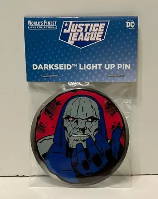 2018 Culture Fly DARKSEID LIGHT UP PIN New Unused World's Finest Justice League • $11.68
