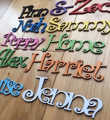 £1.09 • Buy CURLZ Wooden Words/Letters,Personalised Names Wedding/Home/Gift Letters Names