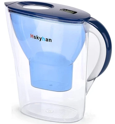 £37.14 • Buy Water Filter Pitcher - Long Lasting Cartridge, Lasts 45-60 Days, BPA Free, Impro