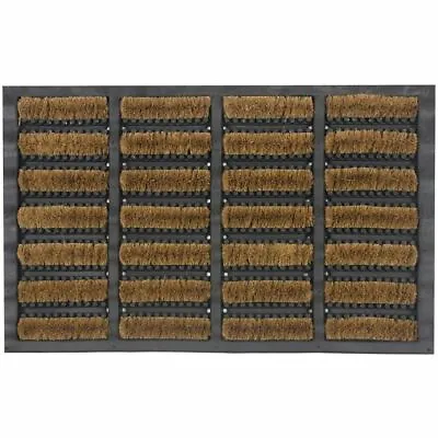 Heavy Duty Welcome Entrance Coir Door Mat Outdoor Indoor Anti Slip Mat Nimbus • £9.99