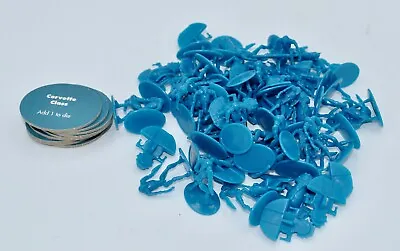 Risk Star Wars Clone Wars Edition Parts - Blue Droid Troops Pieces 2005 Hasbro • $12