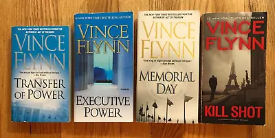 Lot Vince Flynn MITCH RAPP Transfer Of & Executive Power +Memorial Day KILL SHOT • $9