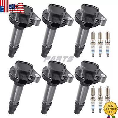 6X Ignition Coil + 6X Spark Plug Pack For 2011-2016 Ford Mustang V6 3.7L UF553 • $73.95