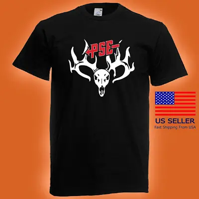 PSE Archery Bows Logo Men's Black T-shirt Size S To 5XL • $19.79