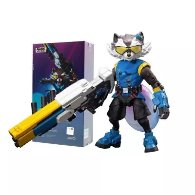 ZD Toy 1:10 Marvel Super War Collection Rocket Raccoon Action Figure 7  Gift • $40.99