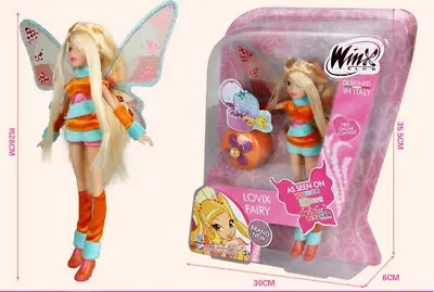 Newest Winx Club Lovix Fairy Stella Doll Rainbow Colorful Girl Action Figures • $45