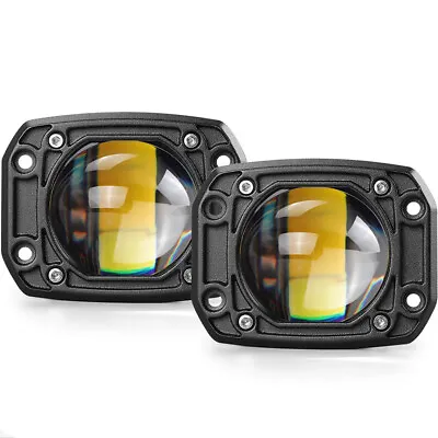 3in LED Square Spot Light Pods Work Driving Fog Lamp For Car Offroad Truck SUV • $29.49